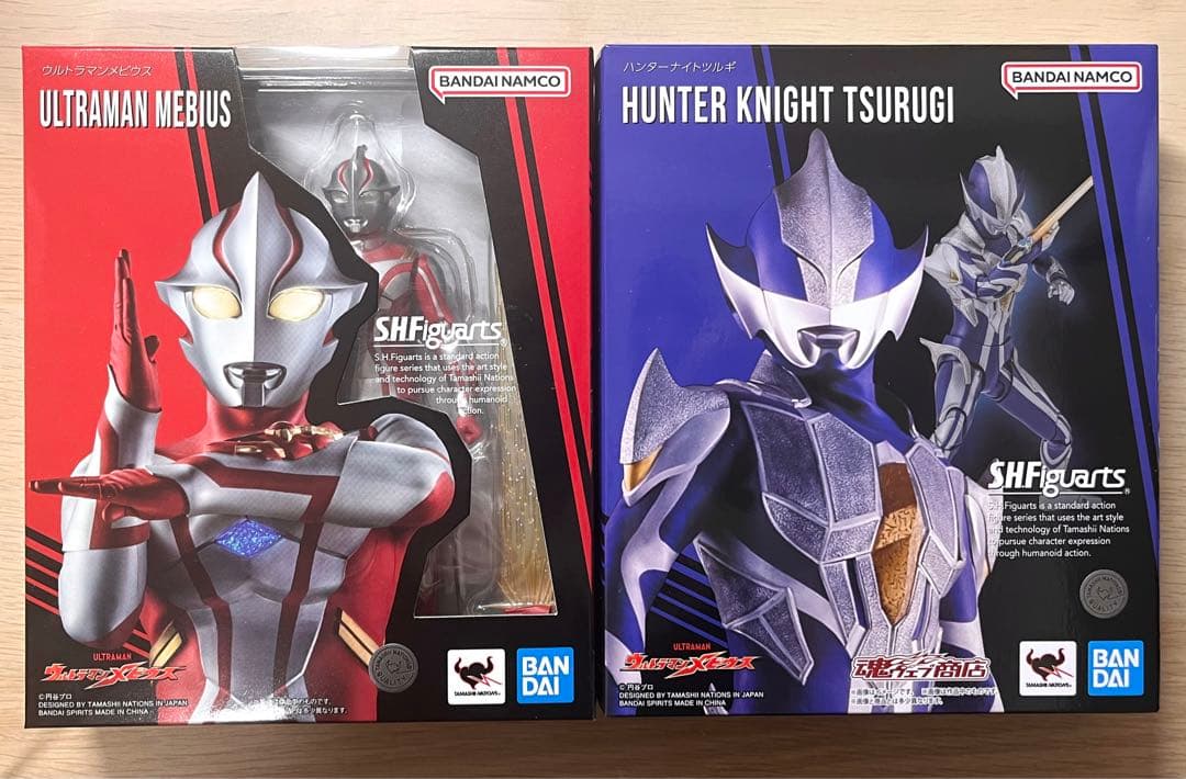 【かっちゃん】SHFウルトラマンメビウス+ハンターナイトツルギ