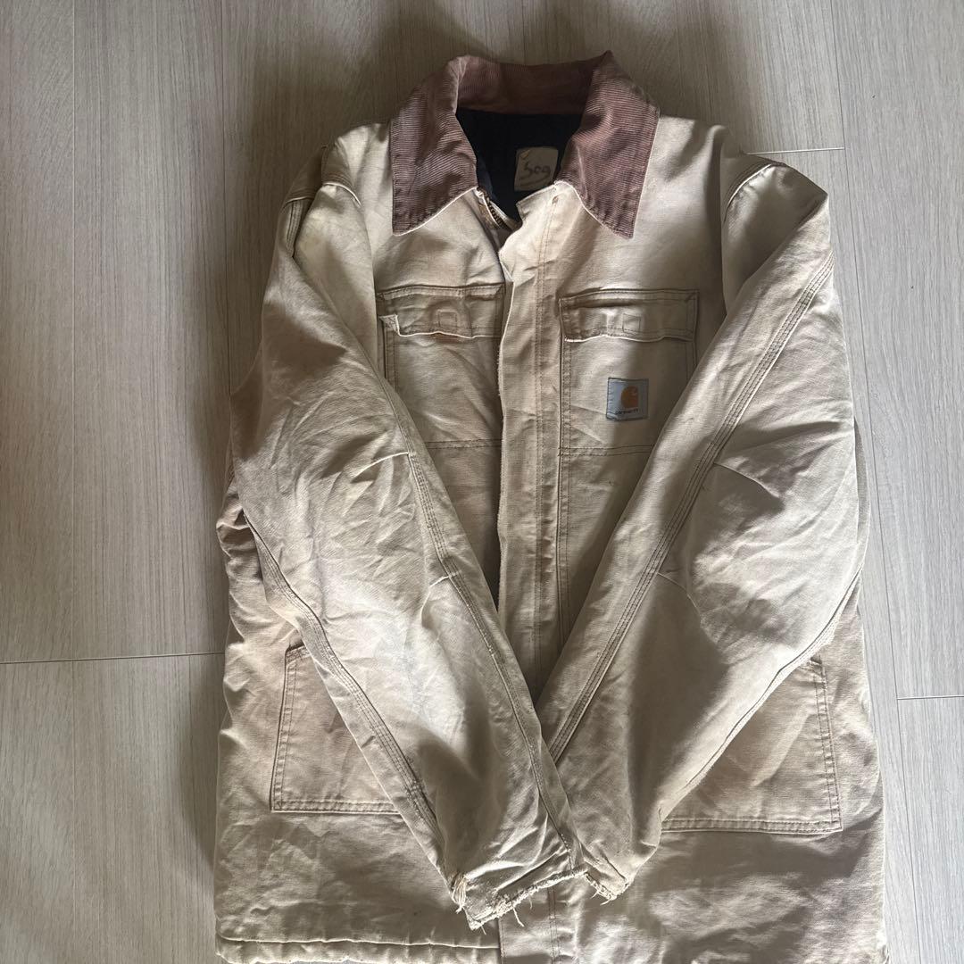 こ*う様 Carhartt カーハート ダックジャケット ベージュ ブランケット