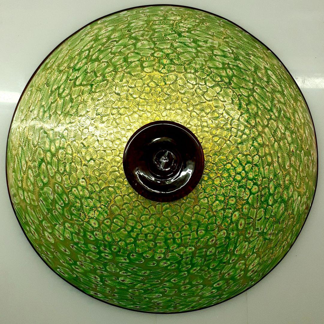 MURANO GLASS 28cm 大きな ミルフィオリ プレート皿