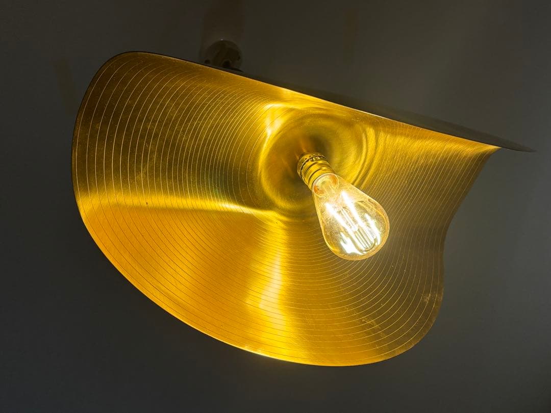 ペンダントライト/シンバル/ランプ/照明/インテリア/LED/電球/ハンドメイド