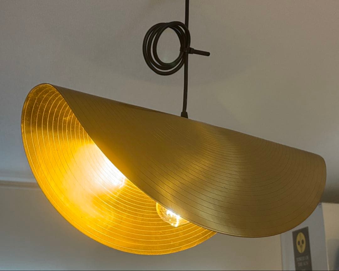 ペンダントライト/シンバル/ランプ/照明/インテリア/LED/電球/ハンドメイド