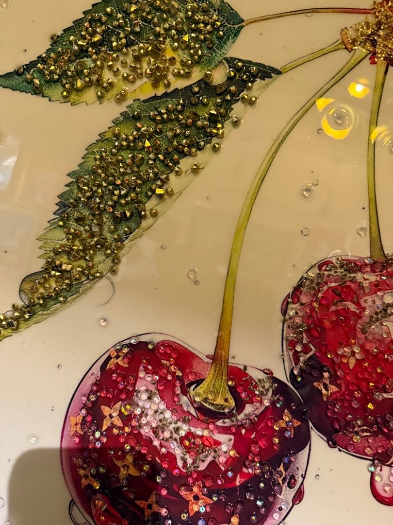 ルイ・ヴィトン チェリー グリッターアート