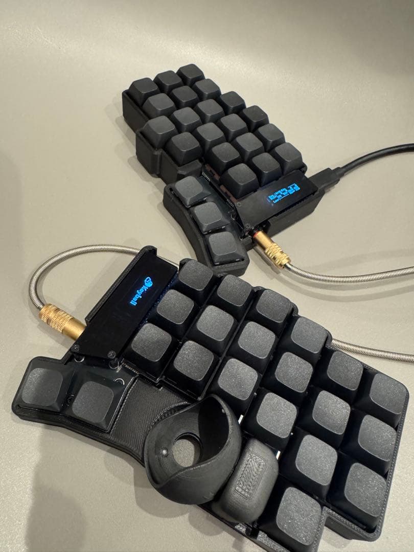 【新品】keyball44 完成品フルセット黒仕様　静音リニア　在庫ラスト！