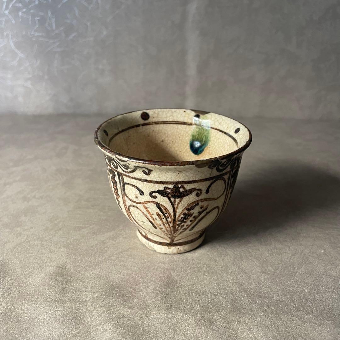 江戸時代後期 絵瀬戸向付 復興織部 再興織部 鉄絵向付 瀬戸焼 美濃焼 古瀬戸