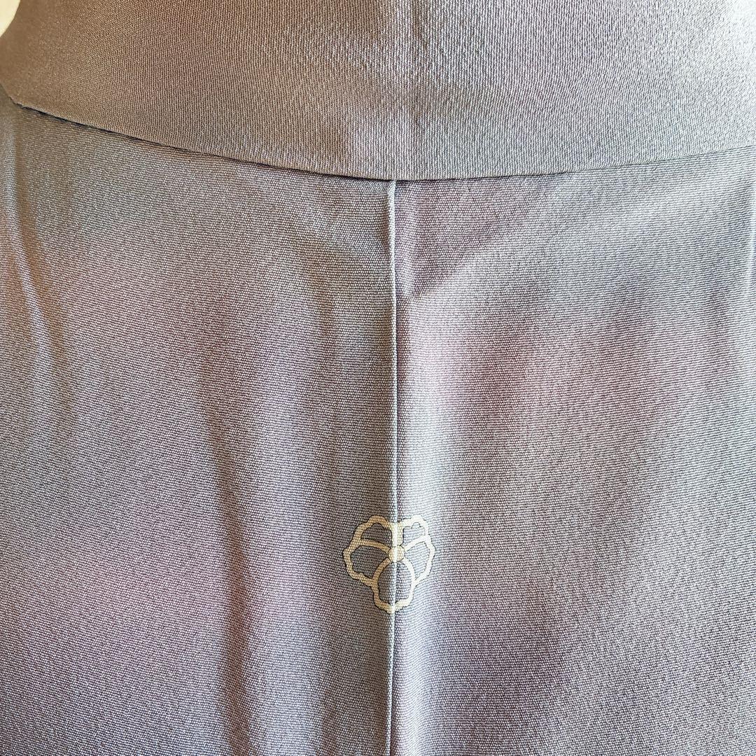 色無地　フルセット　着物　正絹　グラデーション　一つ紋　アクア　J7