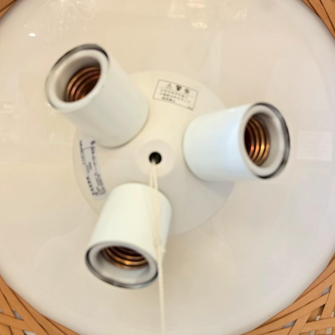 i+ 【美品】　ヤマギワ 竹 真竹 ペンダントライト 伝統工芸 照明 ランプ