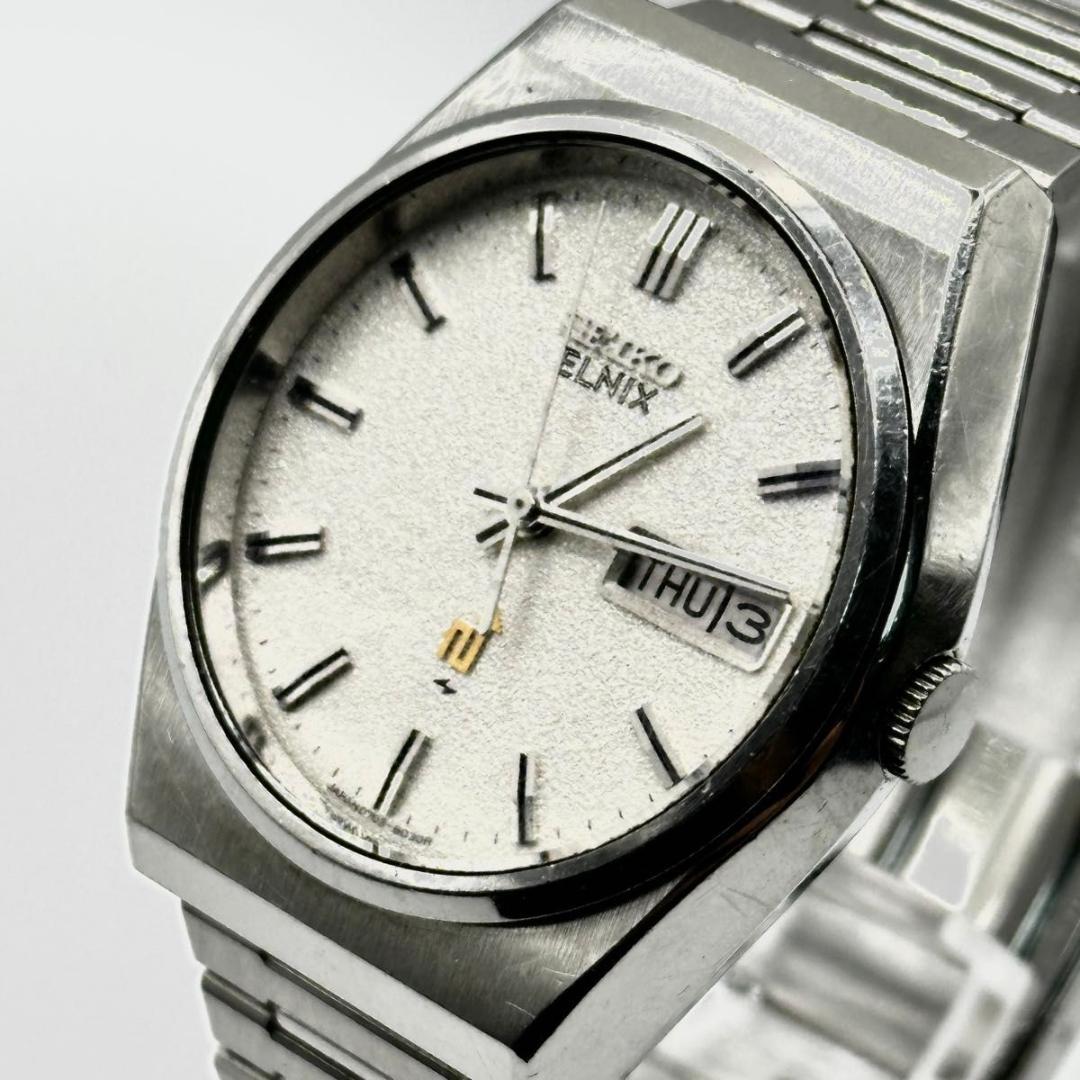 稼働品 新品電池！SEIKO 腕時計エルニクス ELNIX電磁テンプ式/クォーツ