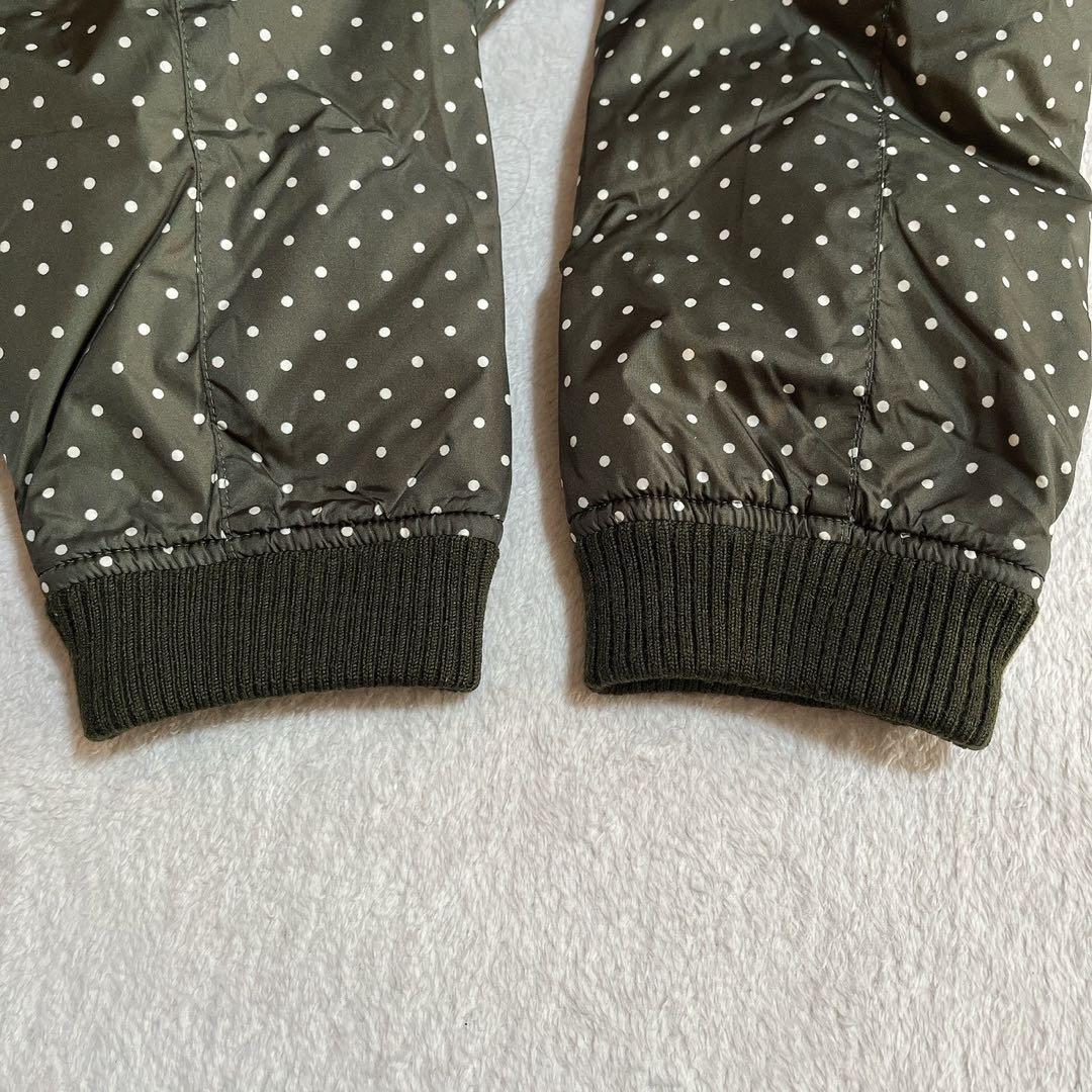 極美　パーリーゲイツ　リバーシブル　ダウン　ジャケット　ベスト　水玉　ドット　L