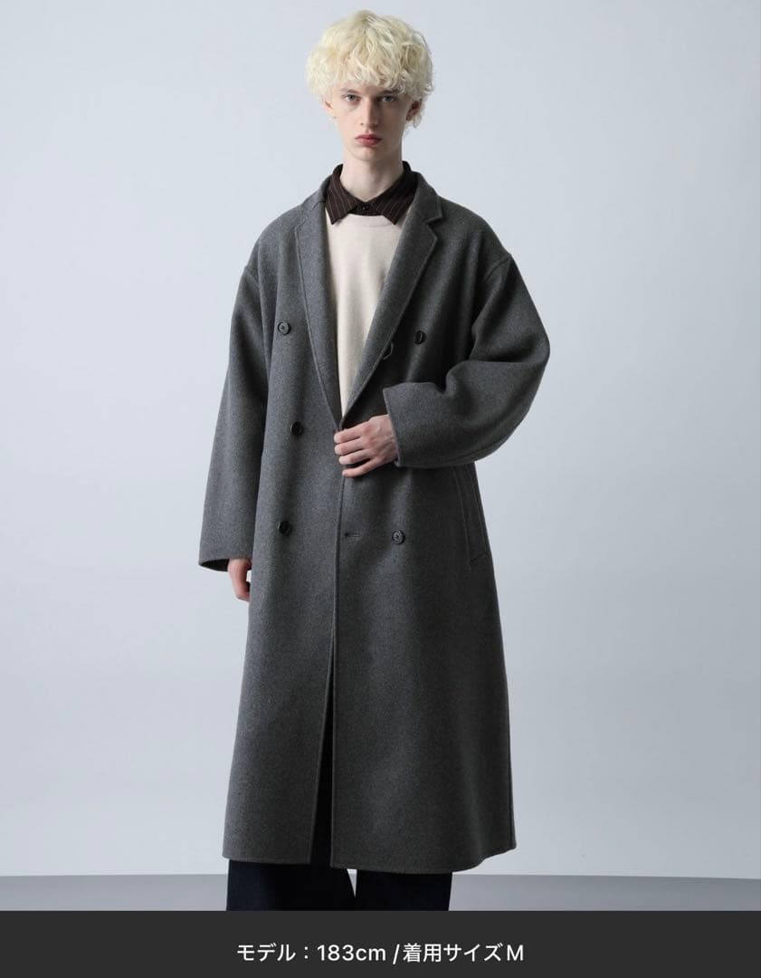 プレミアムウールダブルリバーコート