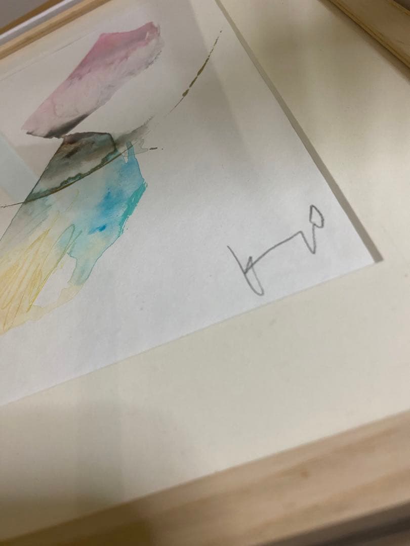 野村佳代　原画　作品　絵画　美術　水彩画　抽象画