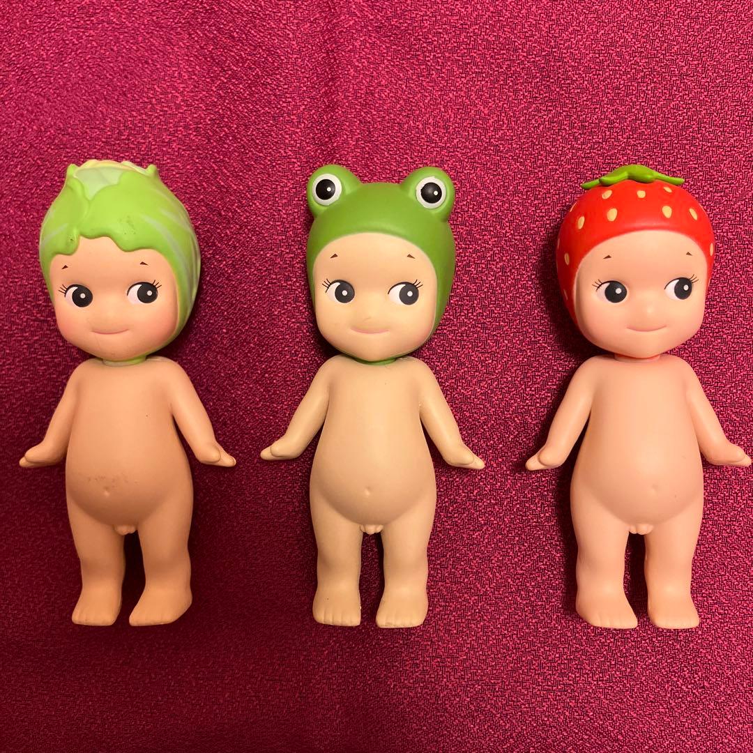 レア　ソニーエンジェル　Sonny Angel いちご　キャベツ　カエル