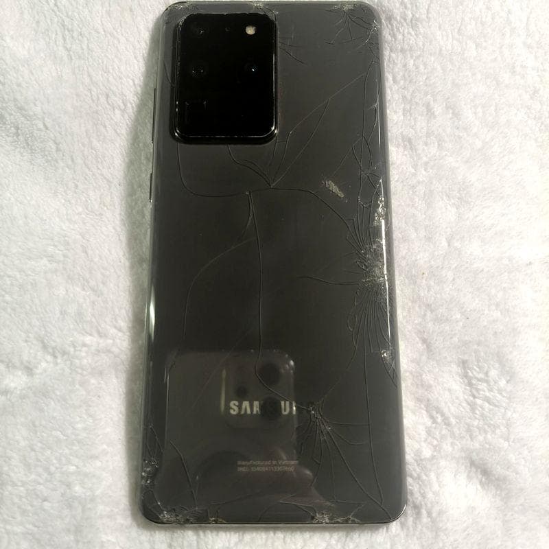 ジャンク　Samsung Galaxy S20 Ultra 5G 本体　グレイ