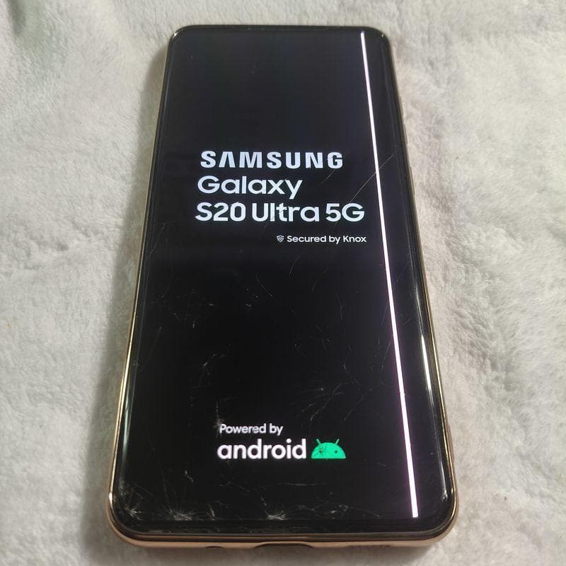 ジャンク　Samsung Galaxy S20 Ultra 5G 本体　グレイ