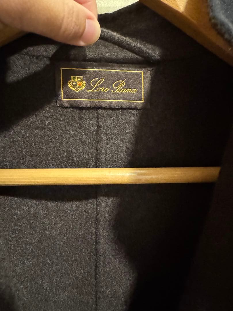 ロロピアーナ カシミヤ100% ダブルフェイス 旧ロゴ フォレスティエール