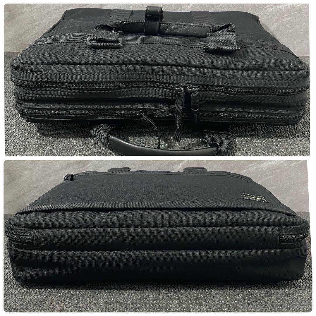 美品✨ ポーター CLIP クリップ 2way 2層式A4可能　ビジネス 黒