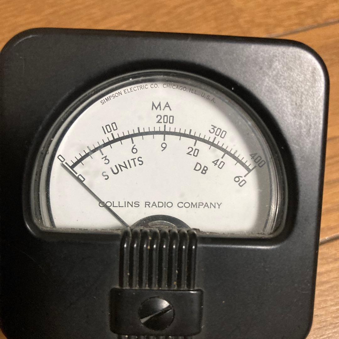 collinsコリンズ KWM2A用Sメーター米軍補修パーツ