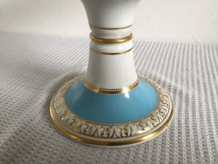 英国アンティーク・ビクトリアン陶器コンポート(イングリッシュ・ローズ)