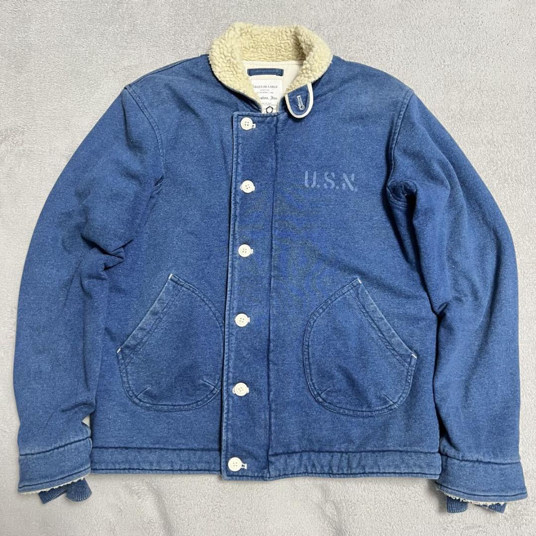 高級 HOUSTON ヒューストン N-1 デッキジャケット R-8601