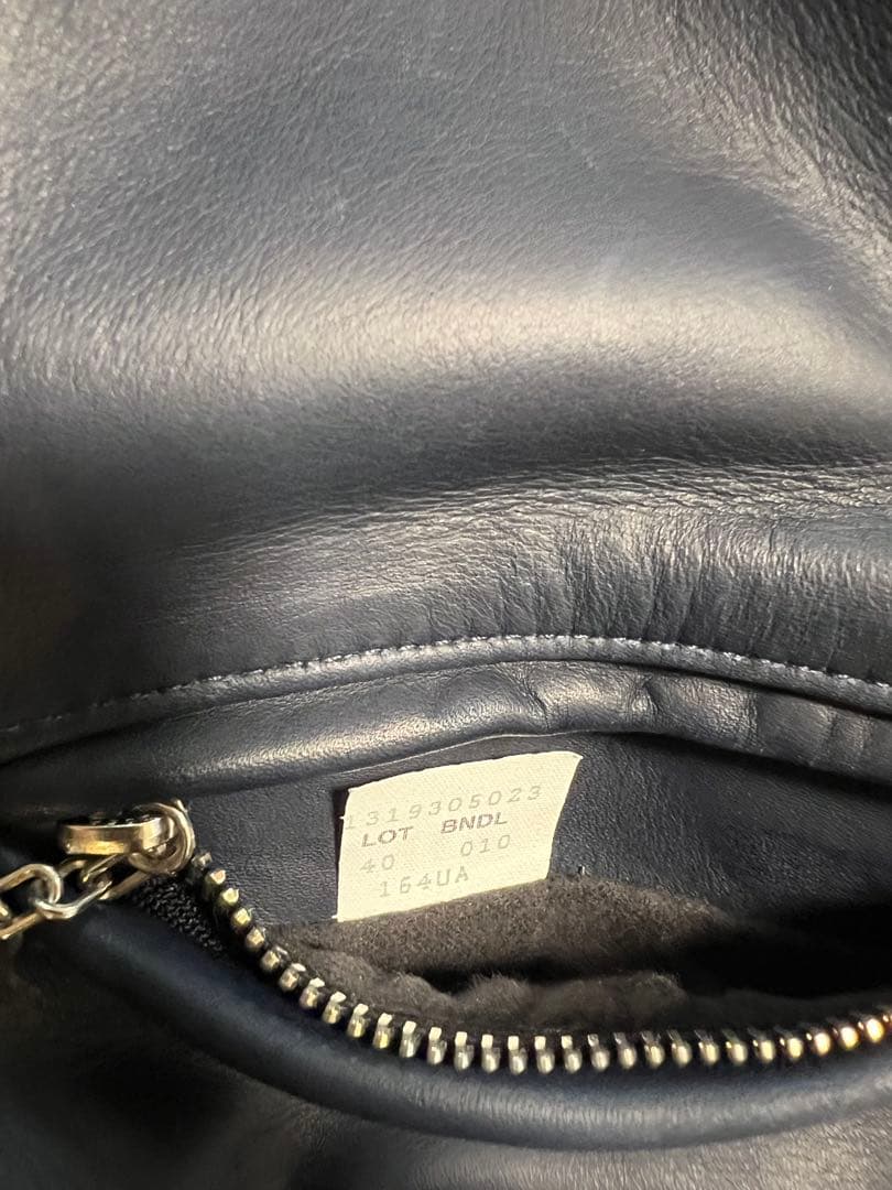 Schott Perfecto シングルライダース 40 ダークネイビー