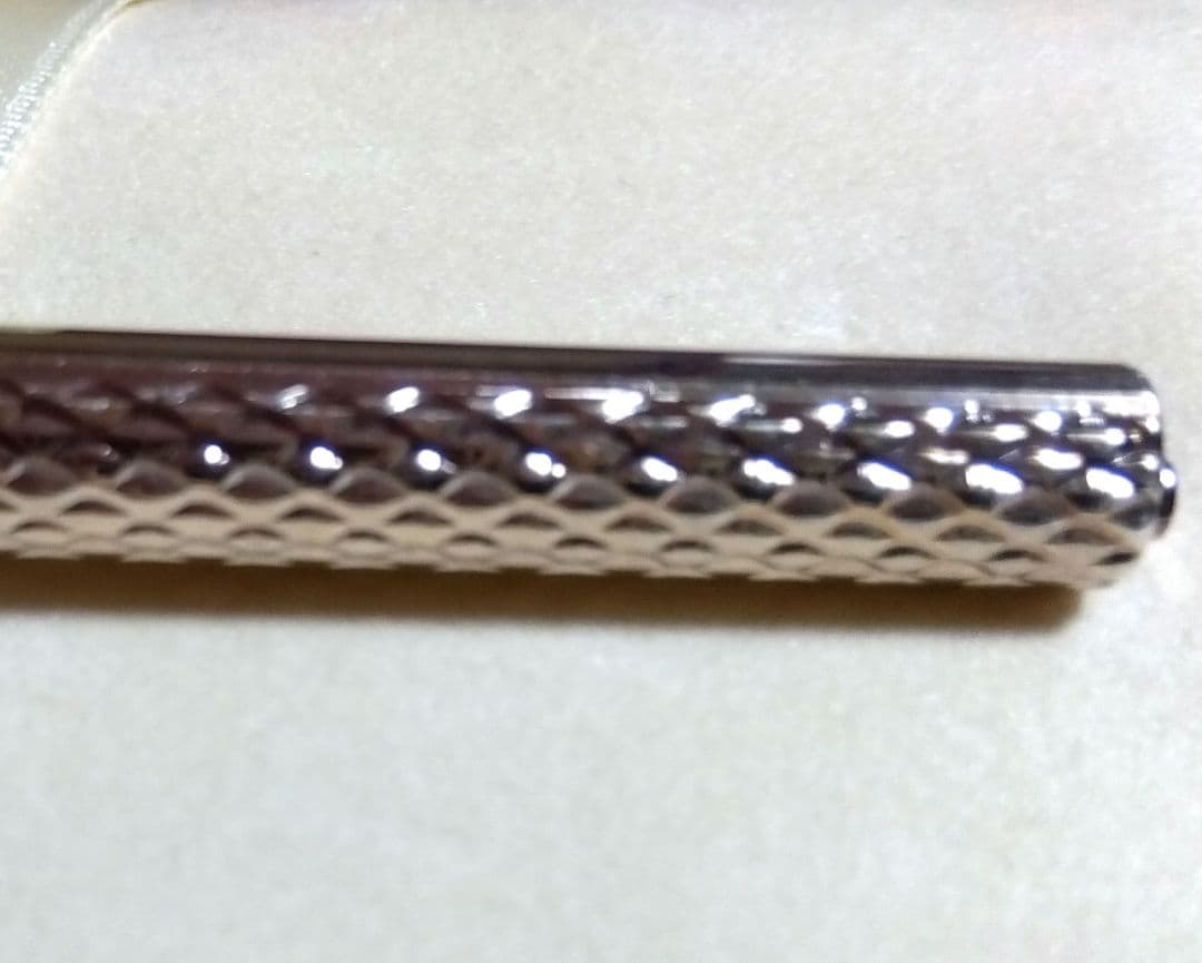 S.T. Dupont シルバーカラーボールペン 専用ケース付き