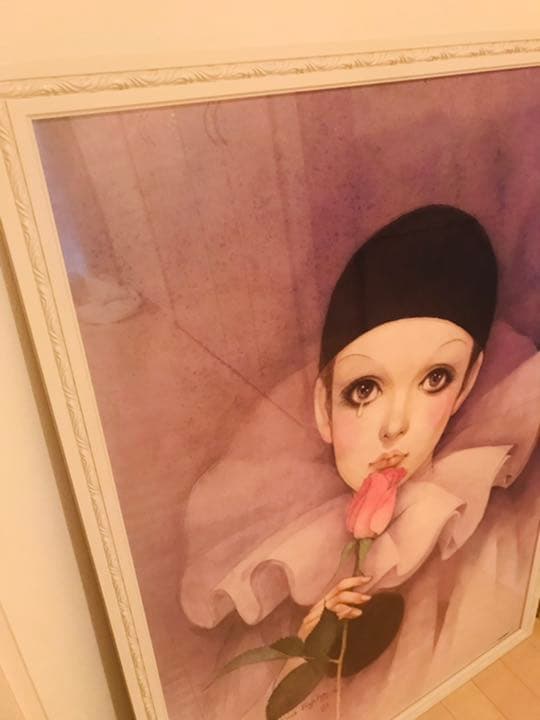 藤田ミラノ 紫のピエロ　ポスター