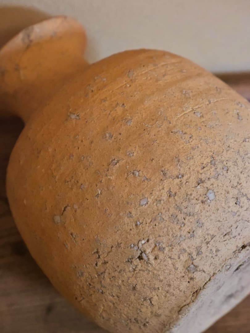 信楽焼　壺　土器　花器　華道具　民藝　箱付　Q2287