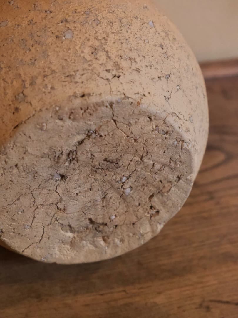 信楽焼　壺　土器　花器　華道具　民藝　箱付　Q2287