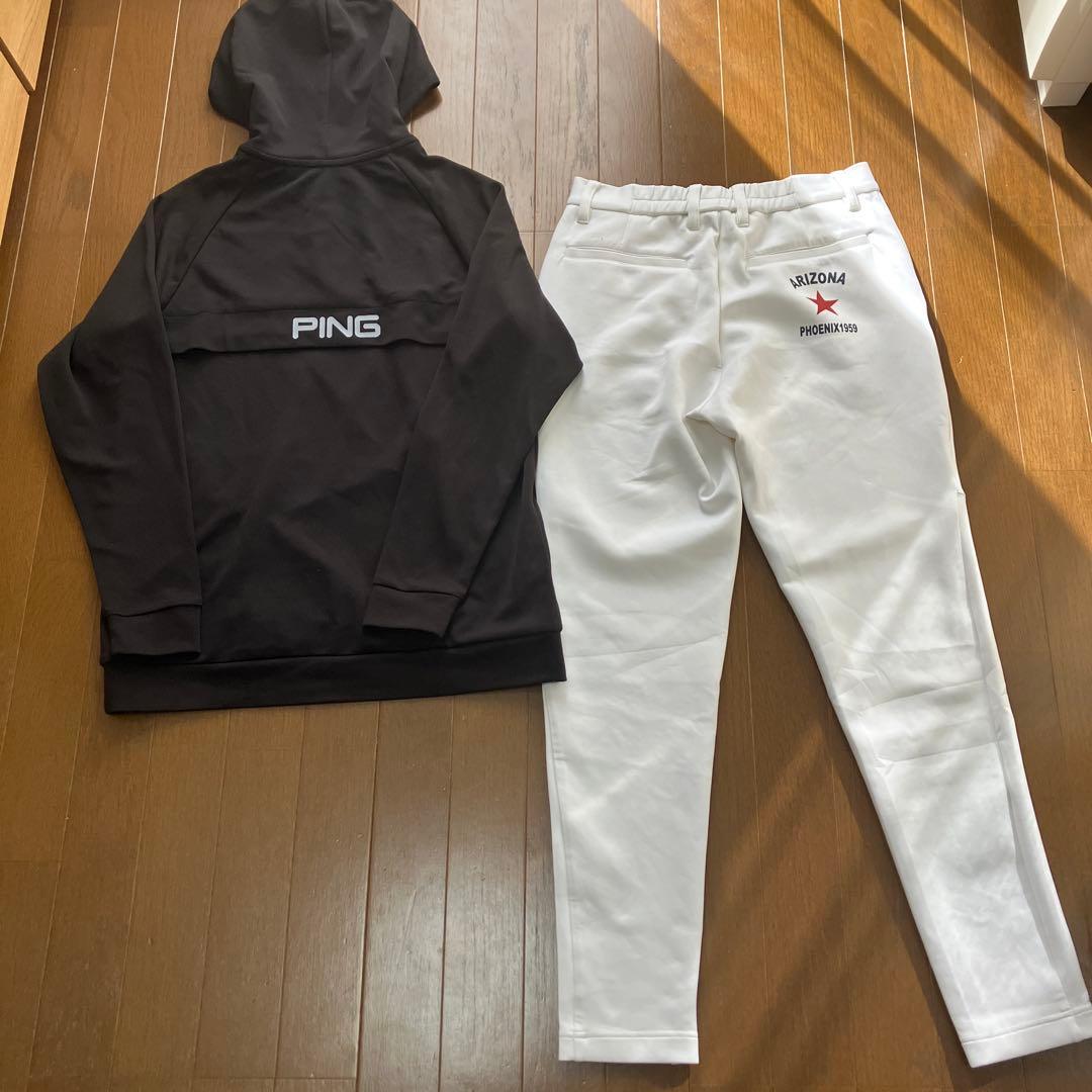 ping ピン　ゴルフウェア　上下セット　パーカー　パンツ