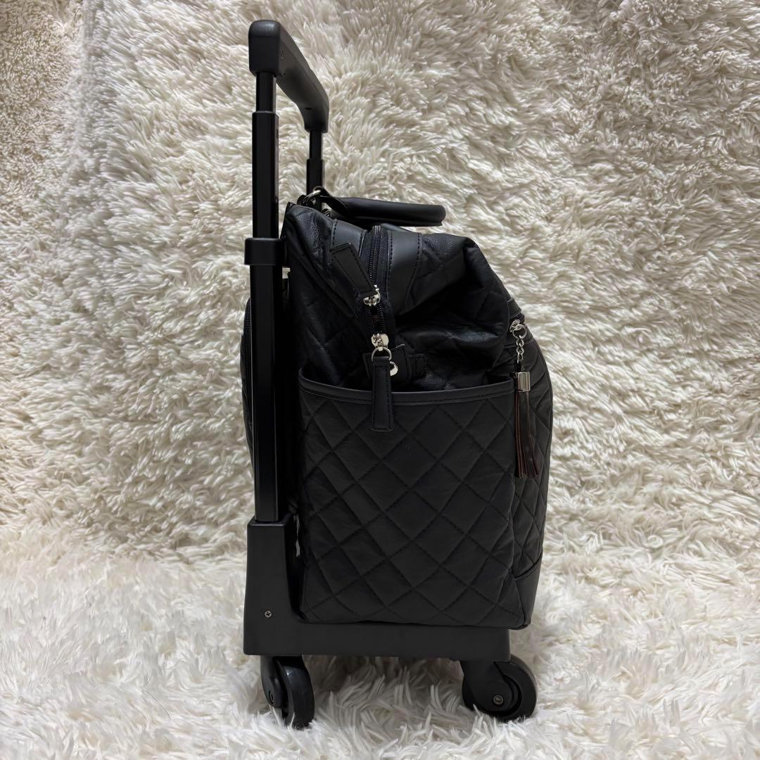 ☆美品☆ SWANY スワニー　キャリーケース　ダイヤキルト　ブラック