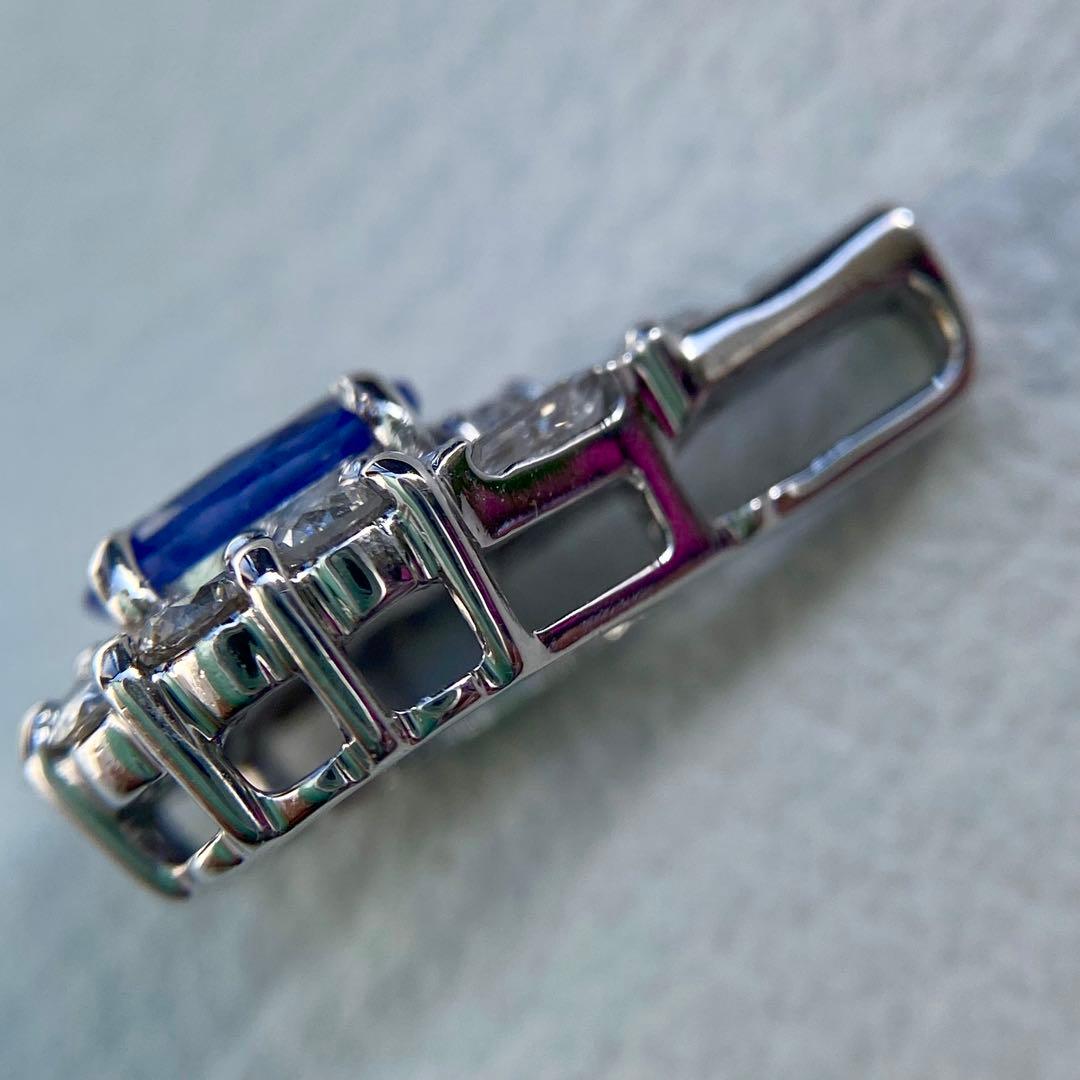 k18wg タンザナイト ダイヤモンド ペンダント