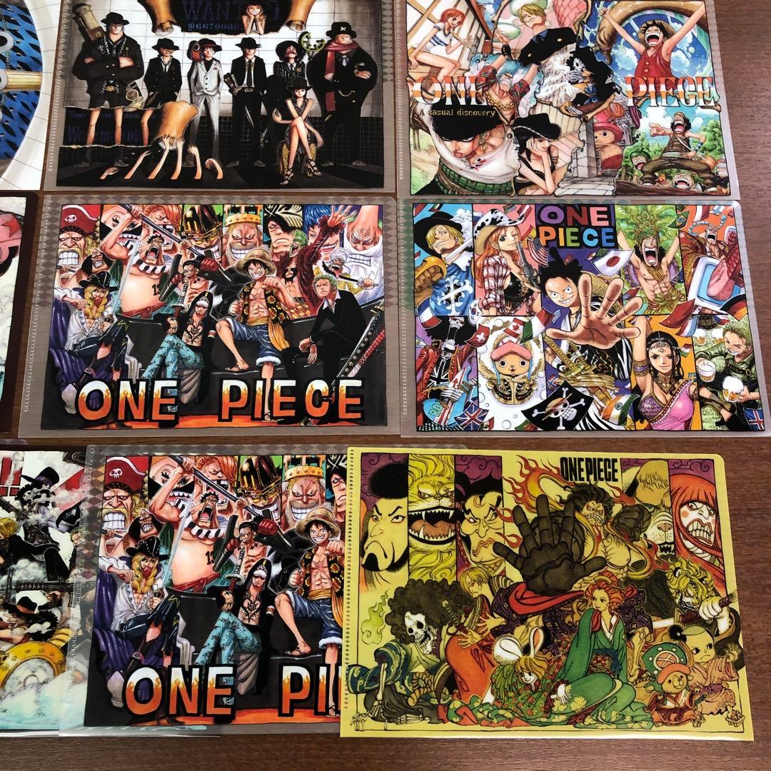 専用❶ワンピース 麦わらストア 20周年記念 特典 クリアファイル 17種21枚