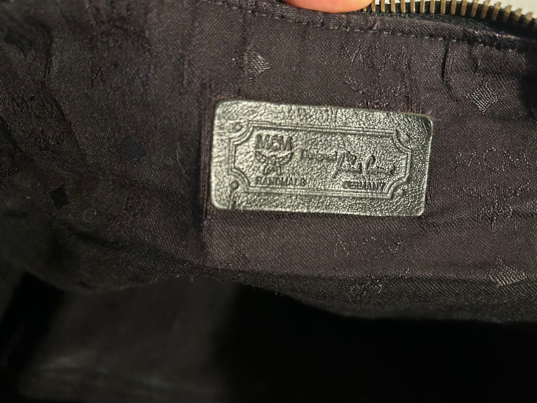 MCM ブラック ボストンバッグ