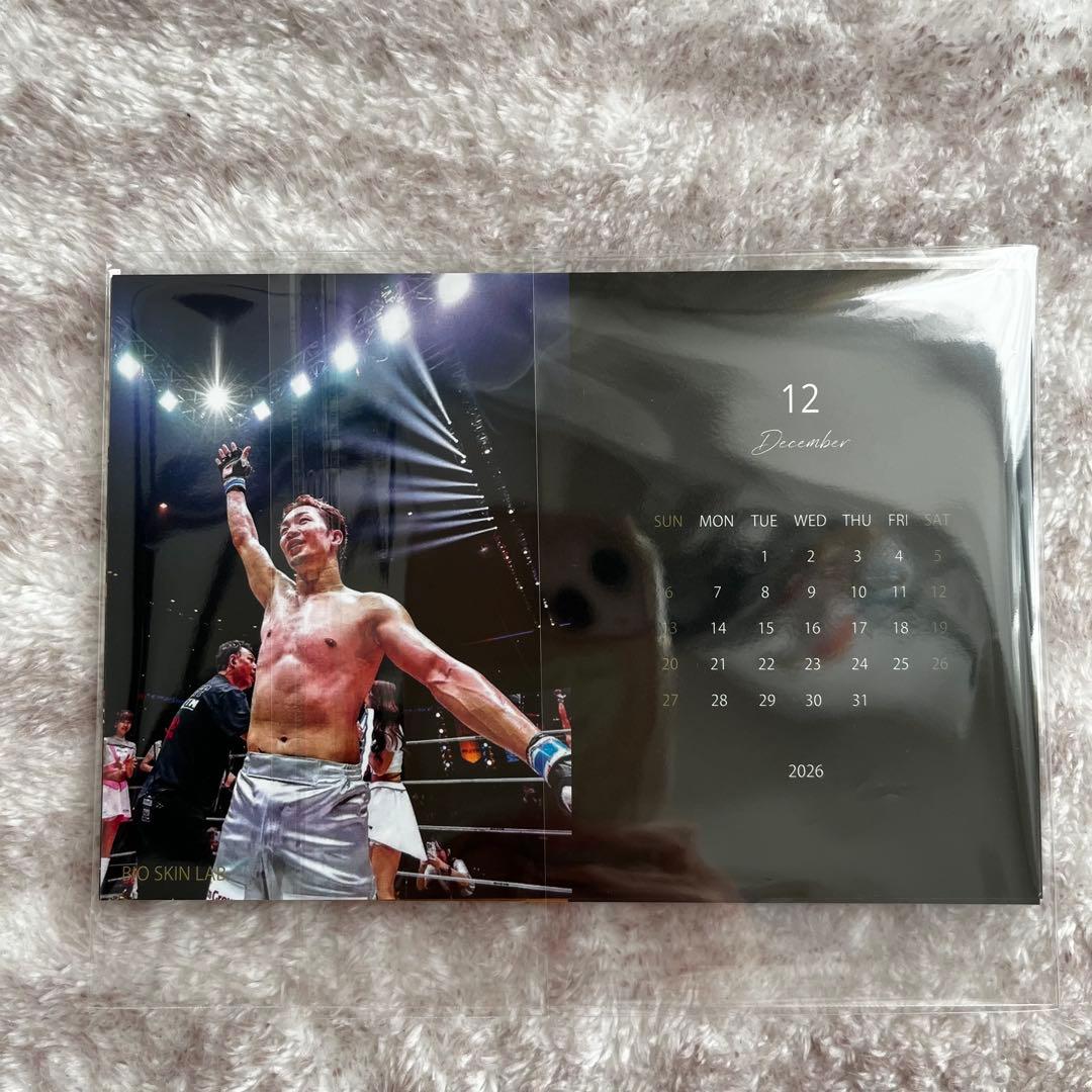 《非売品》朝倉未来　応援Tシャツ•クッション•カレンダーセット　BIOSKIN