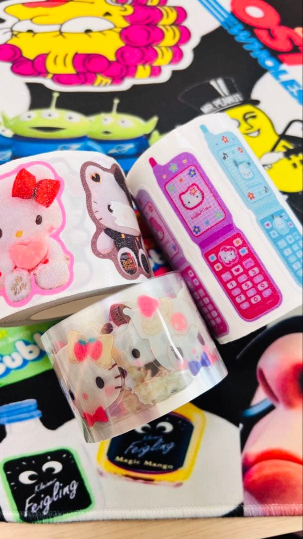 ロールシール　新中古品set