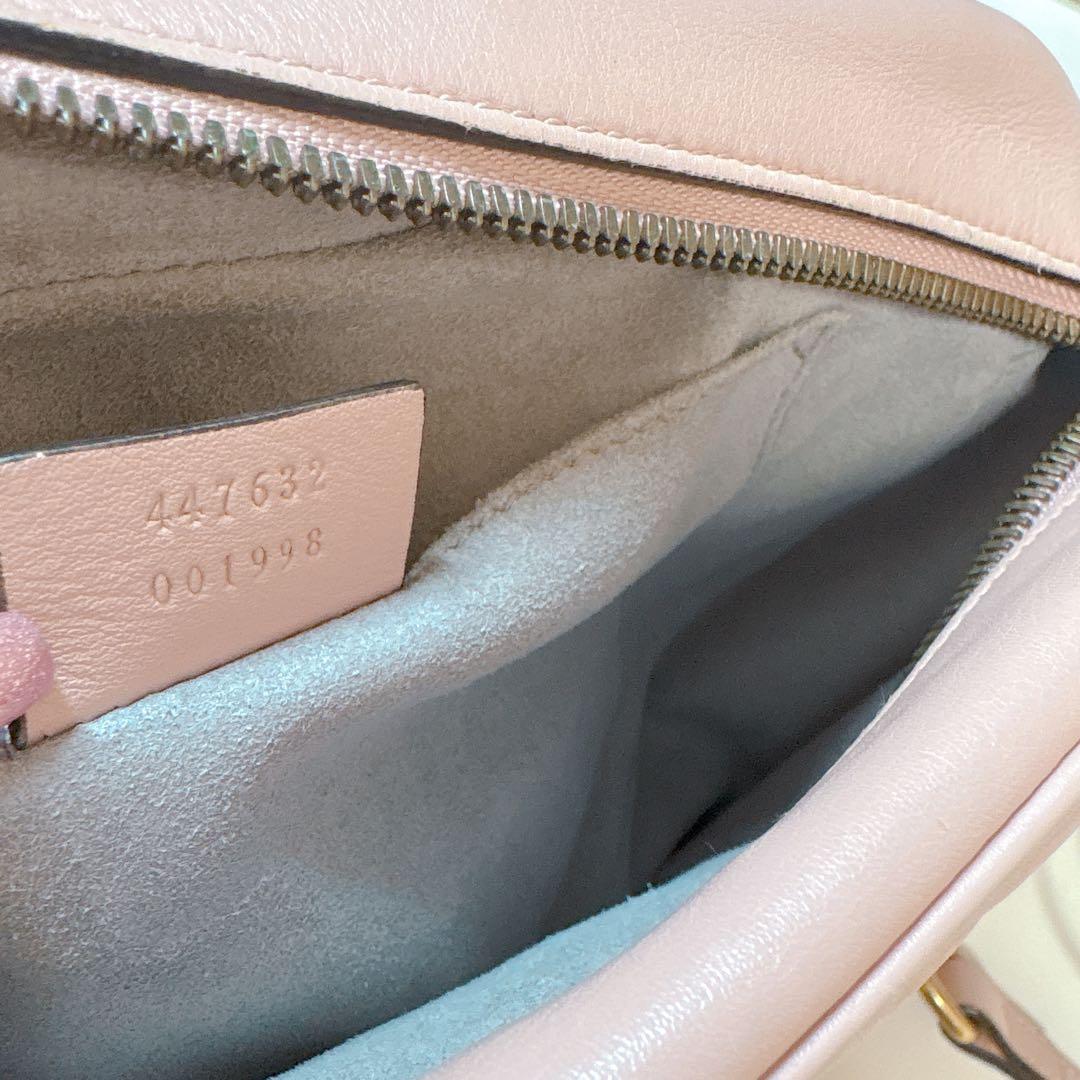 GUCCI GGマーモント ショルダーバッグ