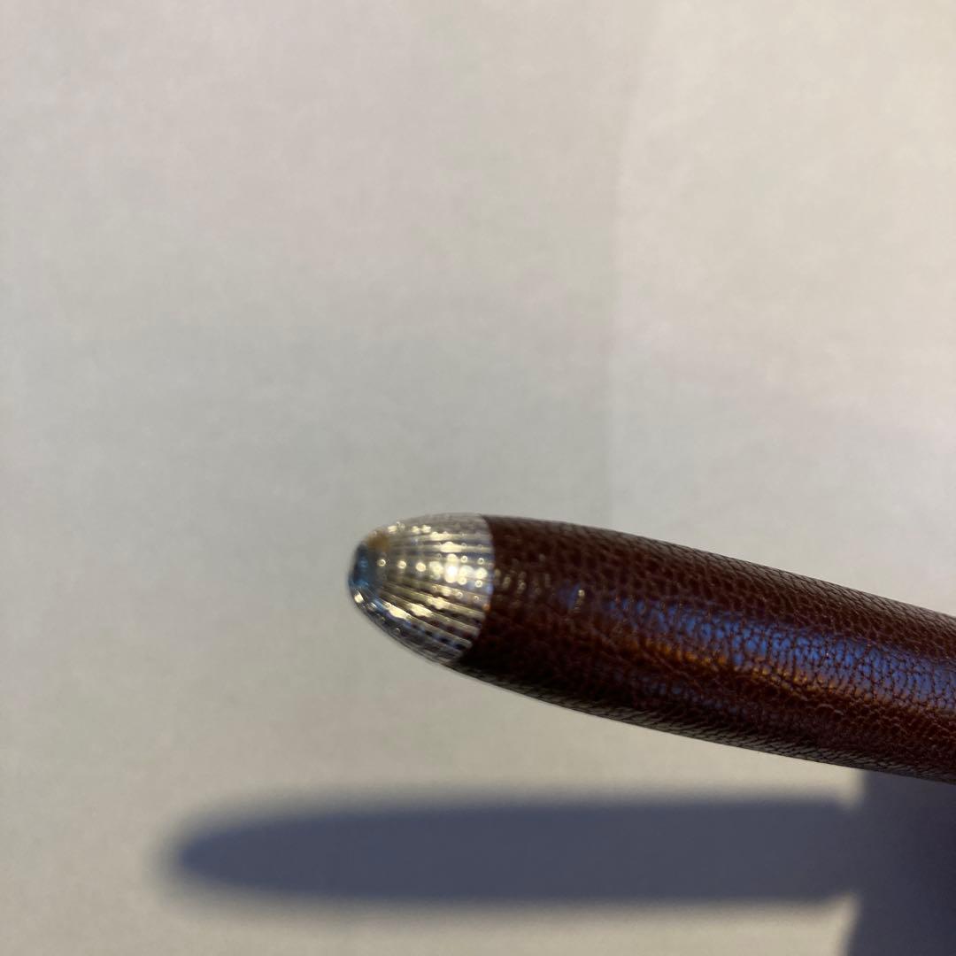 【極美品】ルイヴィトン ボールペン ドックキュイール ローラーボール　ブラウン