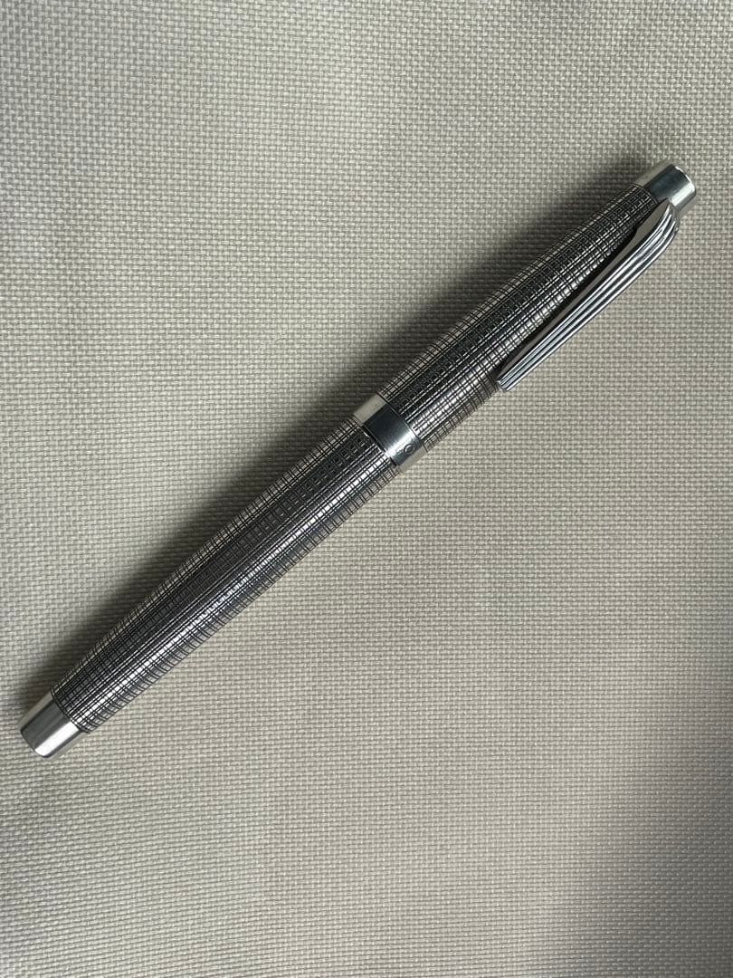 万年筆 PLATINUM プラチナ 18k WG 極細