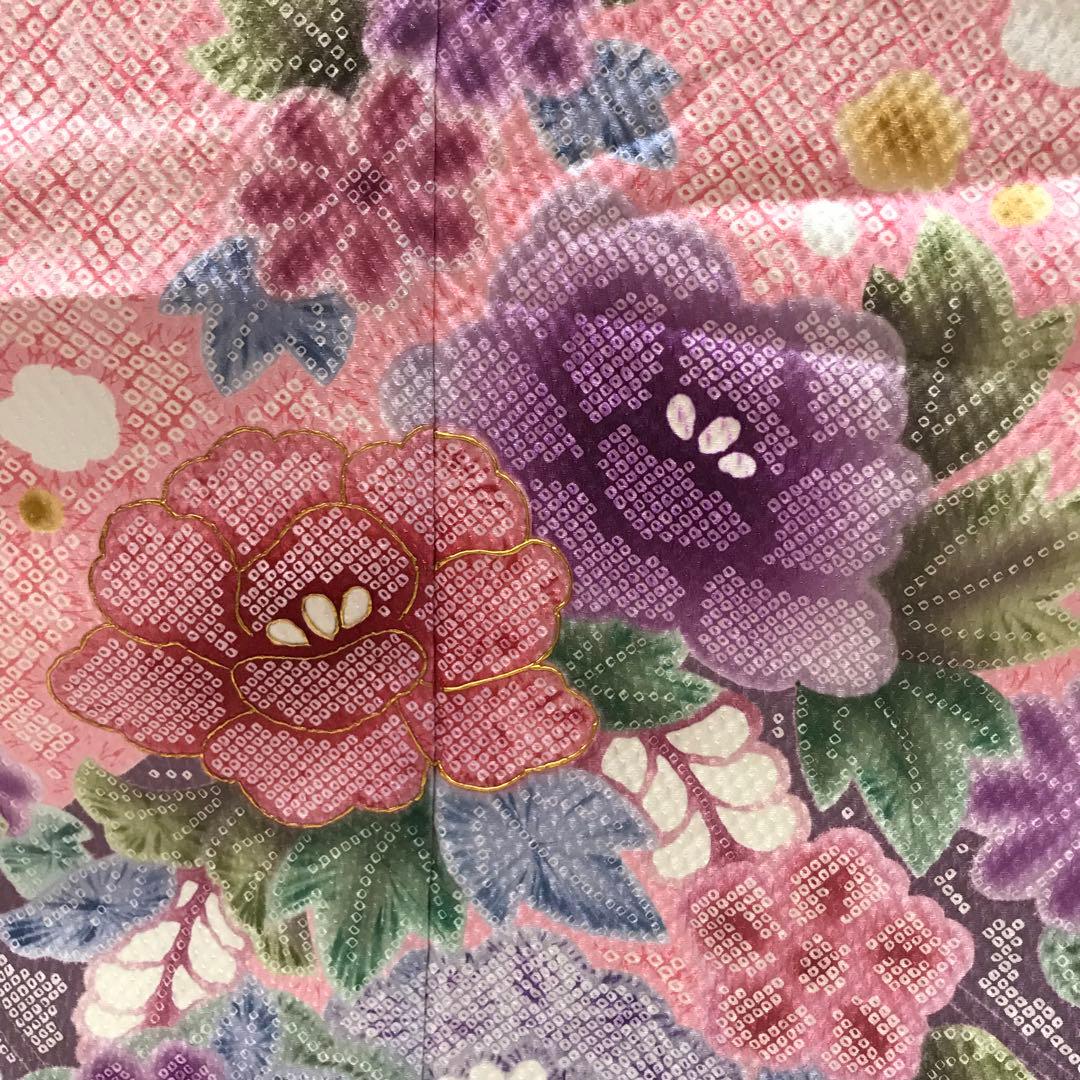 ワ8【20】◆美品◆振り袖＆伊達襟セット◆適応身長147㎝〜157㎝