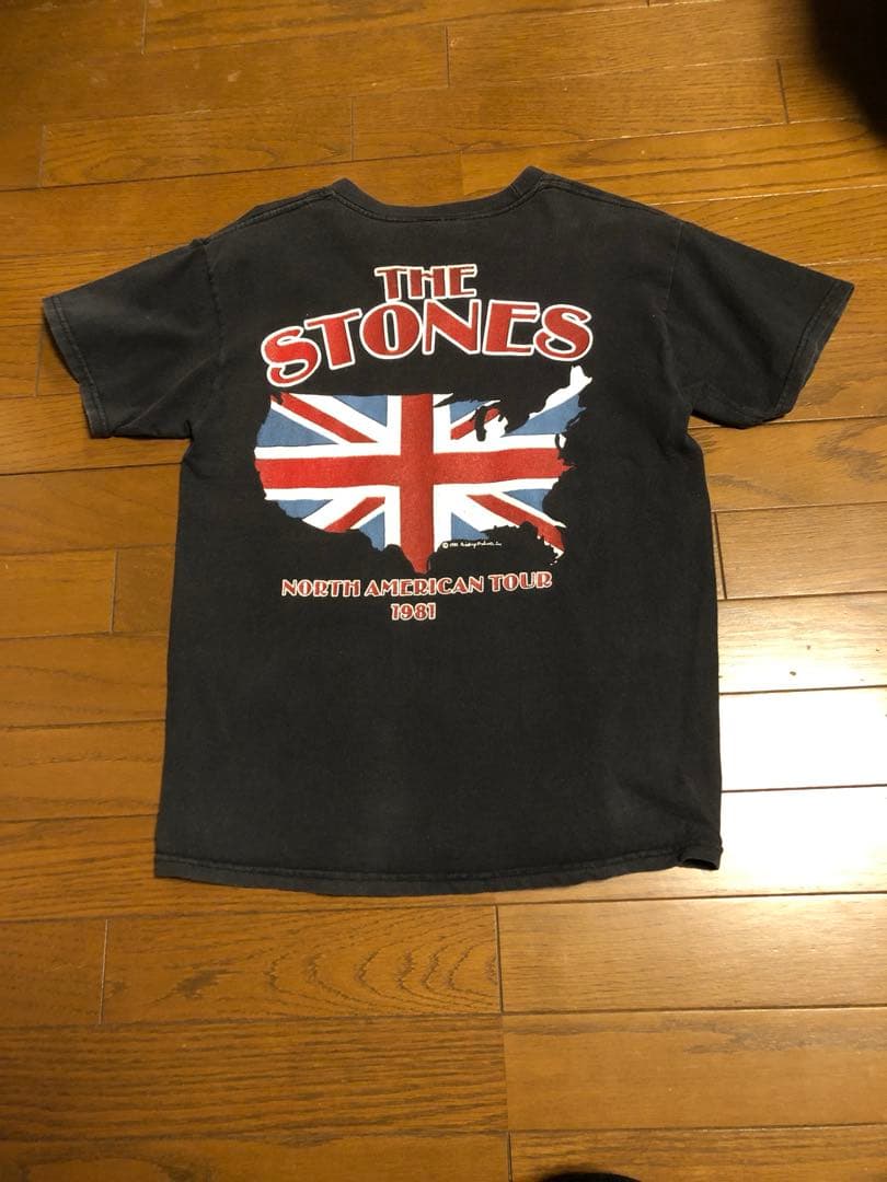 Rolling Stones 1981 ツアー Tシャツ　サイズ14-16 S
