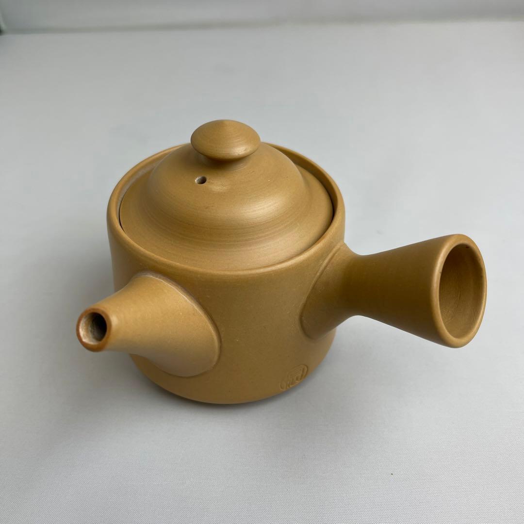 常滑焼　急須　石仙　「古竹」彫リ　茶器　茶道具　煎茶道具