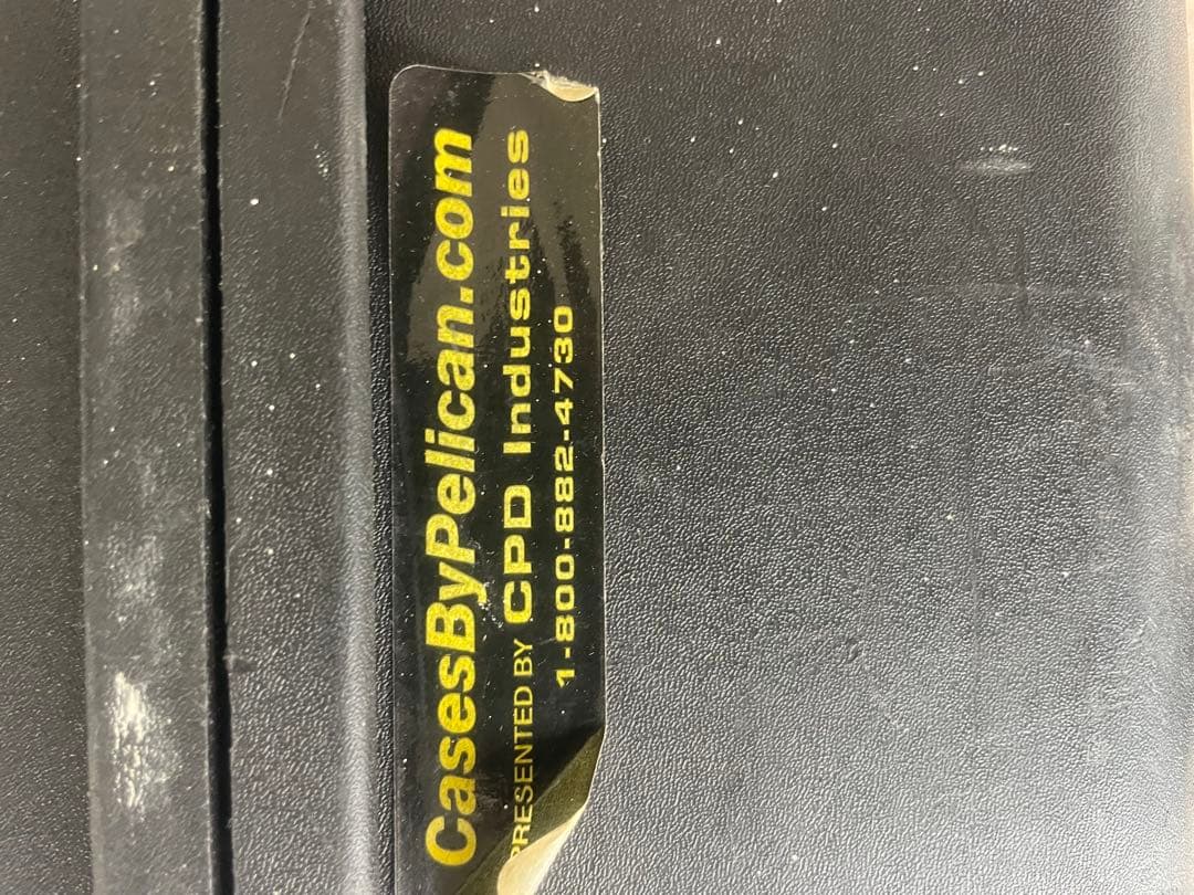 Pelican 1500 ケース ブラック 米軍放出品 フォーム無し M202