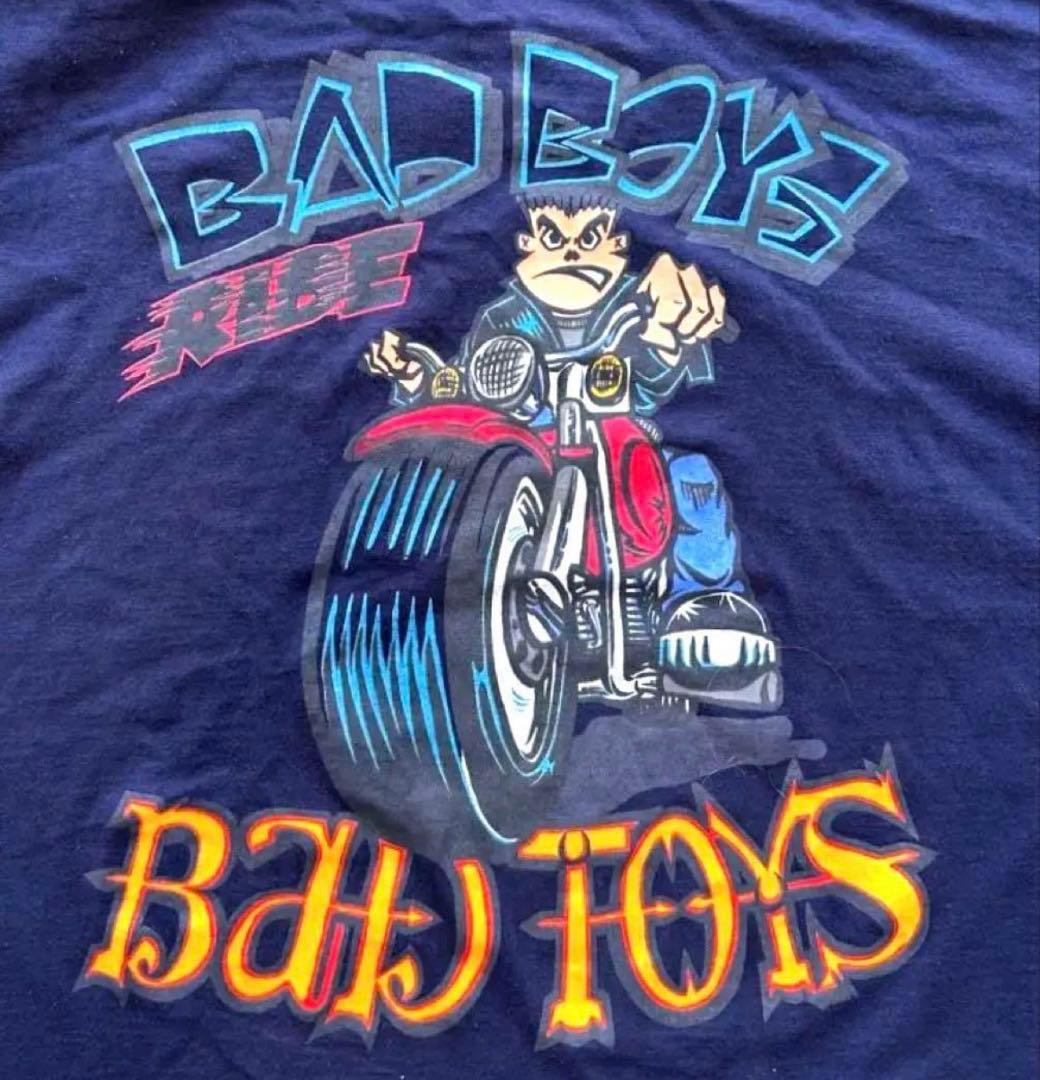 USA製80s~90s BadBoy Club Tシャツ XL 丈79