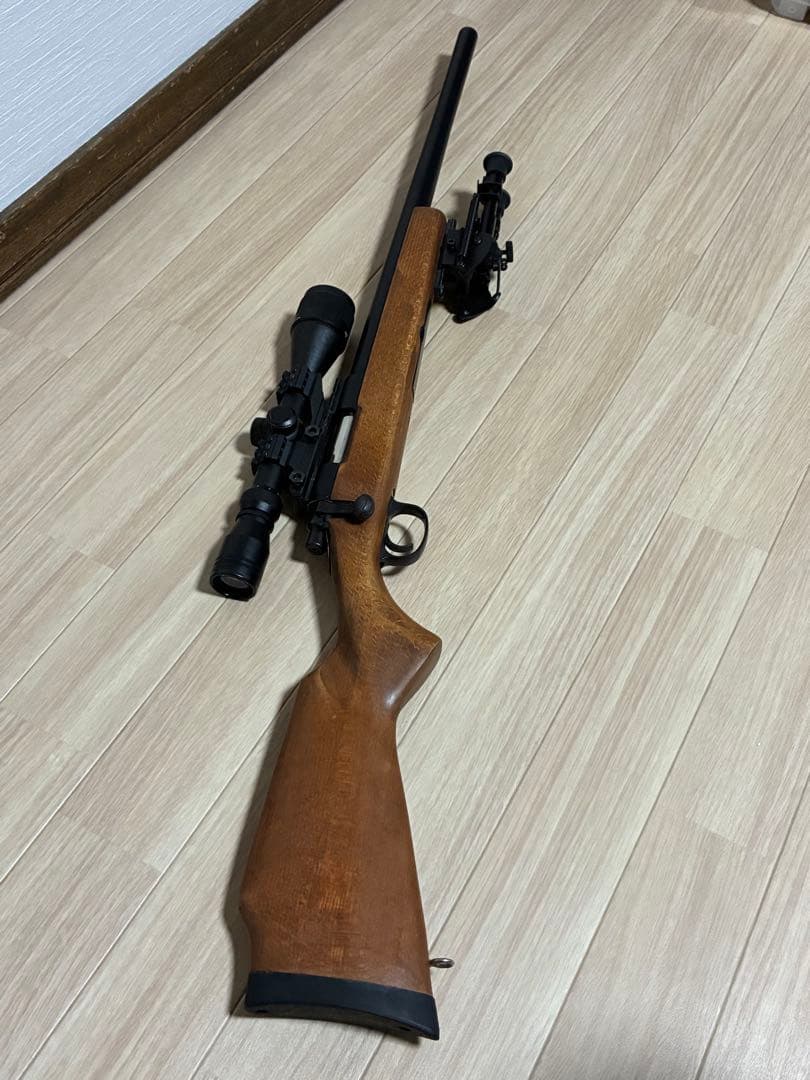 東京マルイ　vsr10 プロスナイパーver 木製ストック交換