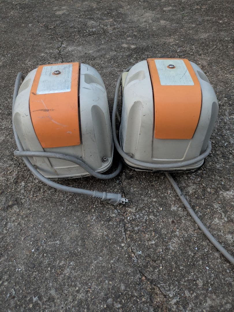 訳あり　ジャンク　安永 AP-100WY 2台セット　浄化槽 ブロワ　エアポンプ