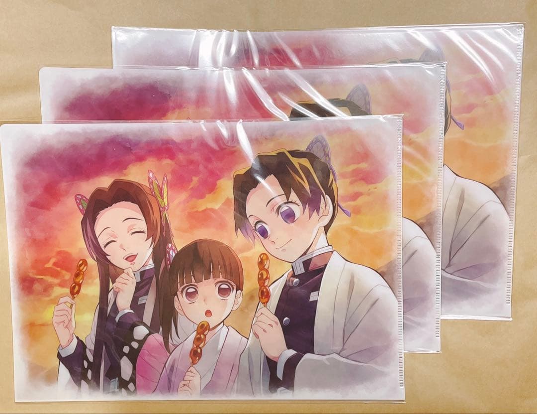 鬼滅の刃 クリアファイル 胡蝶三姉妹の夕べ