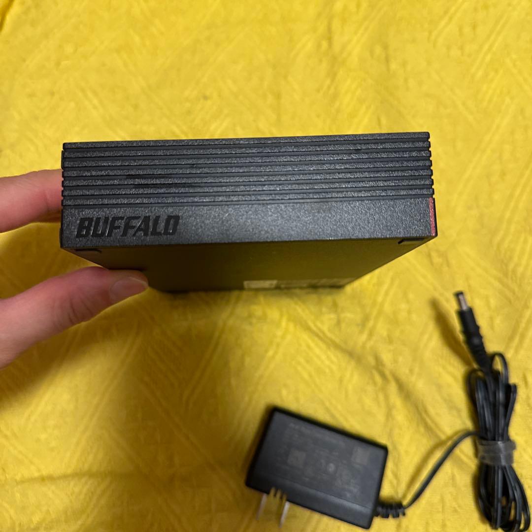 BUFFALO HD-AD4U3 4TB ブラックHDD、ハードディスクドライブ