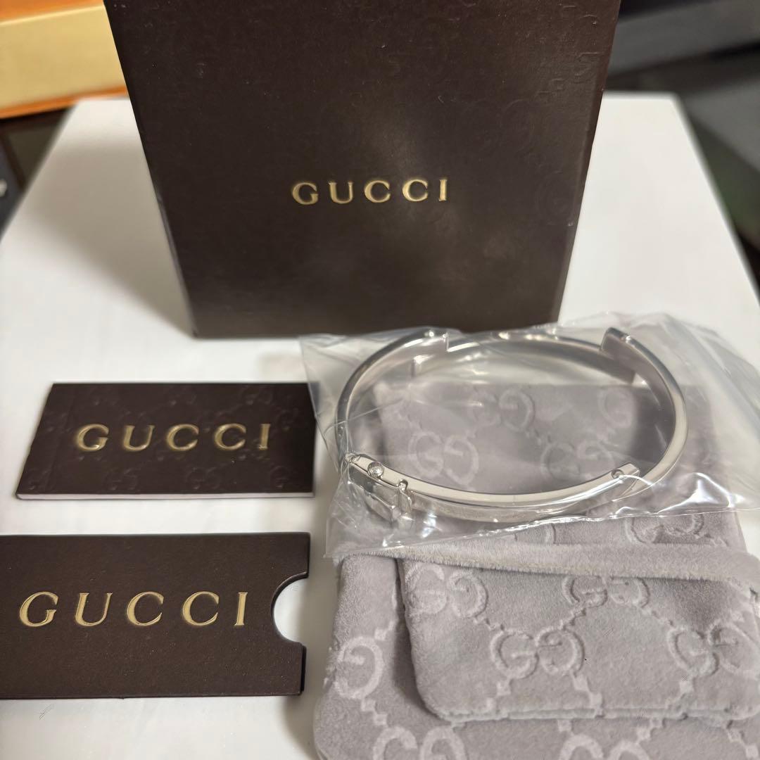 GUCCI 新品同様品【AAA 西島隆弘 着用】ブレスレット バングル　付属品