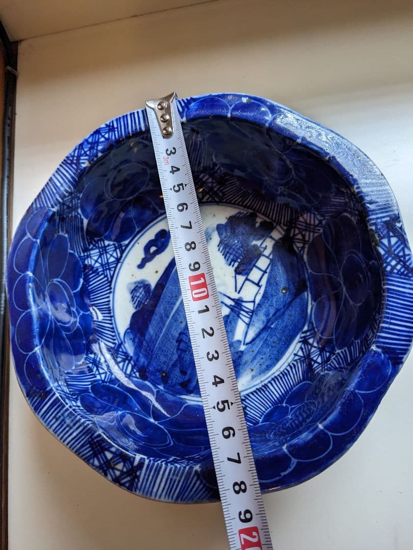 染付　ベロ藍　骨董　鉢　煮物等　お洒落
