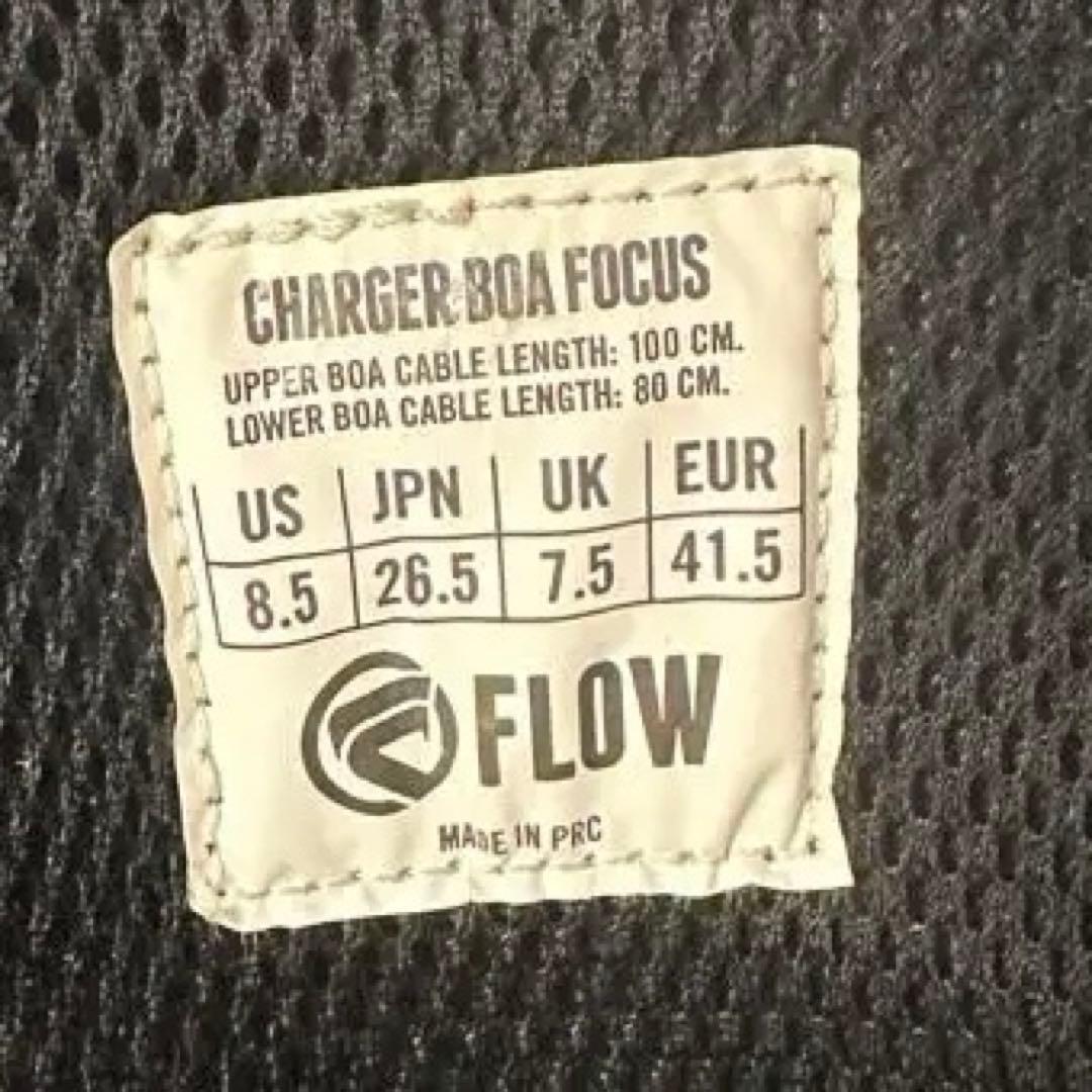 FLOW メンズスノーボードブーツ CHARGER BOA FOCUS 26.5