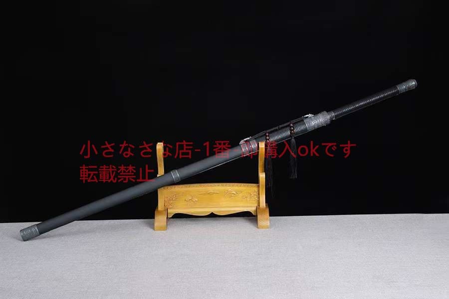 両手唐刀-高性能マンガン鋼 古兵器 武具 刀装具 日本刀 模造刀 居合刀